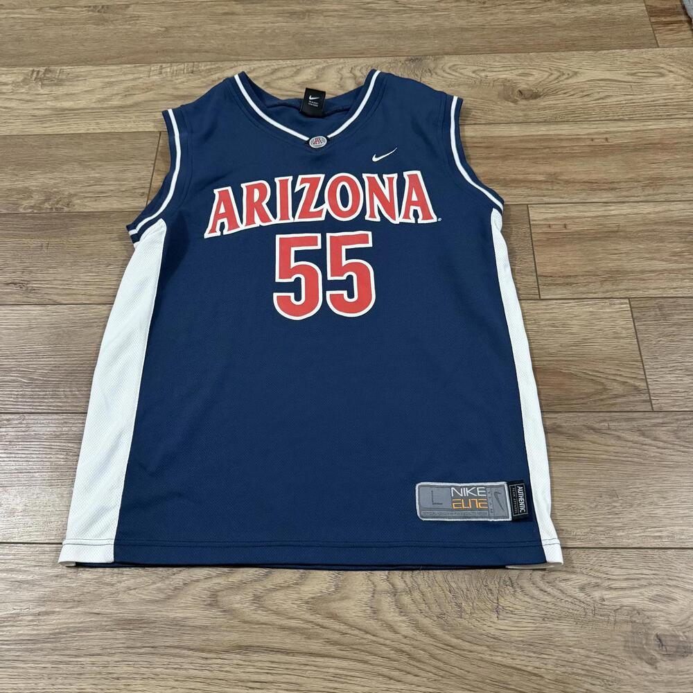Vintage Y2K Nike Elite Arizona Wildcats Basketball 55 Jersey